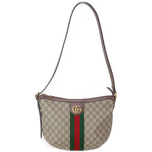 GUCCI Ophidia GG Messenger Crossbody Bag Shoulder Brown